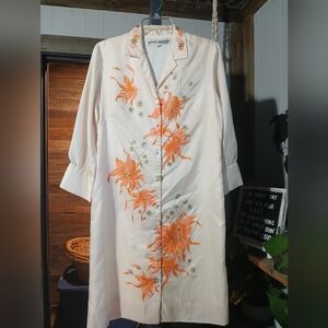 Vintage Alfred Shaheen Dress Womens size Medium